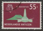 Antillen 1973 461 St Eustatius 55c, Gest, Postzegels en Munten, Postzegels | Nederlandse Antillen en Aruba, Ophalen of Verzenden