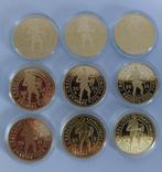 Complete serie van 9 dubbele gouden dukaten 2005 t/m 2013, Postzegels en Munten, Goud, Overige waardes, Ophalen of Verzenden, Koningin Beatrix
