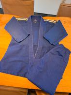 Blauw Judo pak maat 134/140 - veel gebruikt, Maat XS of kleiner, Ophalen of Verzenden, Gebruikt, Judo