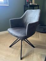 Stoelen (6x) draaibaar kleur antraciet / grijs, Ophalen, Zo goed als nieuw, Grijs, Vijf, Zes of meer stoelen
