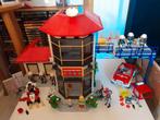 playmobil  brandweer kazerne, Ophalen of Verzenden, Zo goed als nieuw, Complete set