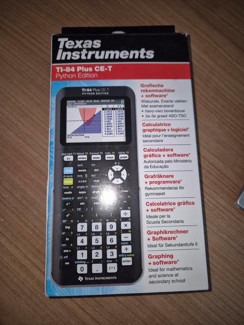 Texas Instruments TI-84 Plus CE-T Python Edition, Diversen, Rekenmachines, Nieuw, Grafische rekenmachine, Ophalen of Verzenden