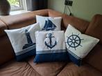 Nieuwe leuke bootkussens!! (45x45, waterafstotend), Watersport en Boten, Ophalen of Verzenden, Nieuw, Motorboot