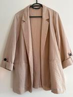 Linnen beige blazer Only maat XL., Kleding | Dames, Only, Beige, Maat 46/48 (XL) of groter, Nieuw