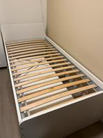 Ikea SLÄKT bed 90x200 + matras en lades, 90 cm, Eenpersoons, Wit, Ophalen of Verzenden