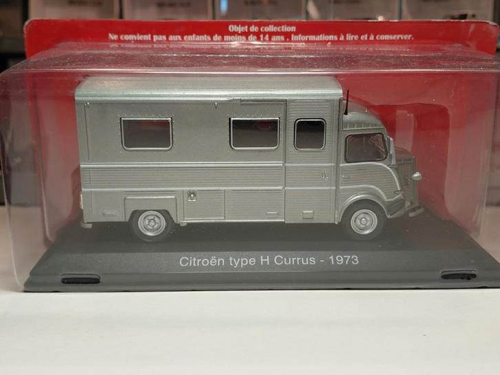 Citroën Type H Currus camper 1973 grijs 1/43 Hachette, Hobby en Vrije tijd, Modelauto's | 1:43, Nieuw, Auto, Overige merken, Ophalen of Verzenden