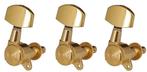 GRATIS VERZENDING !! Locking tuners 6 in lijn goud Nieuw, Ophalen of Verzenden, Nieuw, Elektrische gitaar