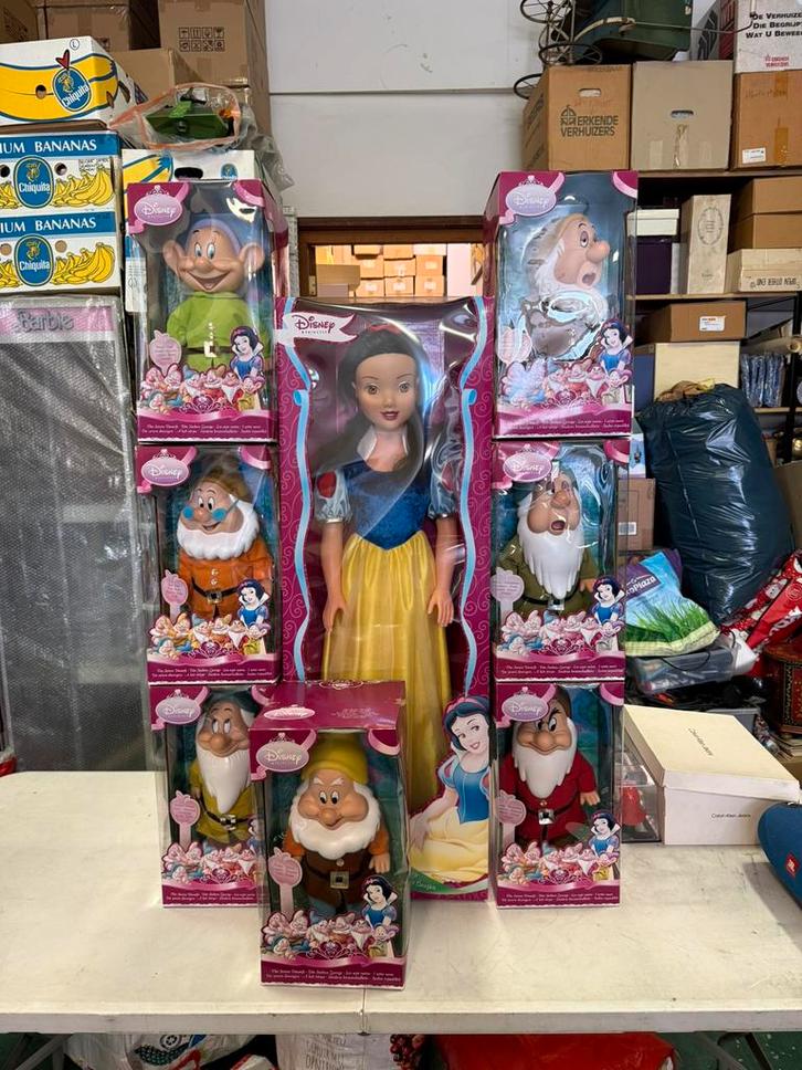 Sneeuwwitje en de 7 dwergen Simba groot nieuw in doos, Verzamelen, Disney, Nieuw, Beeldje of Figuurtje, Sneeuwwitje of Doornroosje