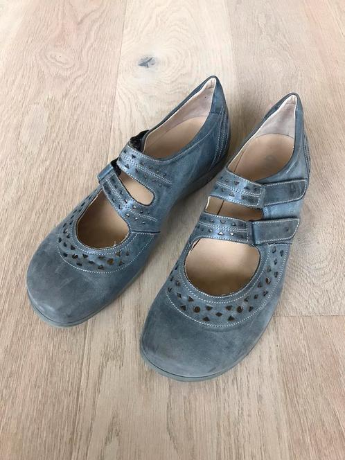 Durea open schoenen blauw maat 39/40, Kleding | Dames, Schoenen, Zo goed als nieuw, Blauw, Ophalen of Verzenden