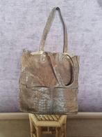 Shabbies leren tas, Ophalen of Verzenden, Gebruikt, Bruin, Handtas