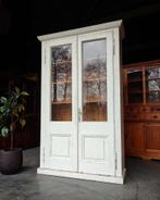 Klassieke franse buffetkast | Hoge antieke vitrinekast #2470, Ophalen of Verzenden