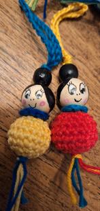 Gelukspoppetje Tassenhanger Handgemaakt, Ophalen of Verzenden, Nieuw, Knutselwerk