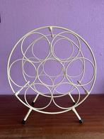 Retro wijnrek, Huis en Inrichting, Woonaccessoires | Wijnrekken, Gebruikt, 5 tot 15 flessen, Ophalen of Verzenden, Metaal