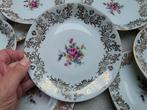 Mooi gebloemde porseleinen bordjes, Ophalen of Verzenden