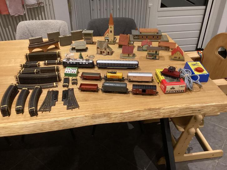Fleischmann treinset ho, Hobby en Vrije tijd, Modeltreinen | H0, Gebruikt, Treinset, Gelijkstroom, Fleischmann, Ophalen of Verzenden