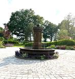 Oud roestlook Franse dorpsfontein, Tuin en Terras, Ophalen, Nieuw, Beton, Fontein