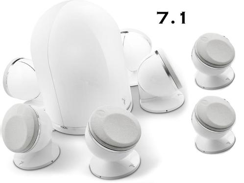 Focal Dôme Speaker Pack 7.1 (5.1 inc subwoofer + extra pair), Audio, Tv en Foto, Luidsprekers, Zo goed als nieuw, Complete surroundset