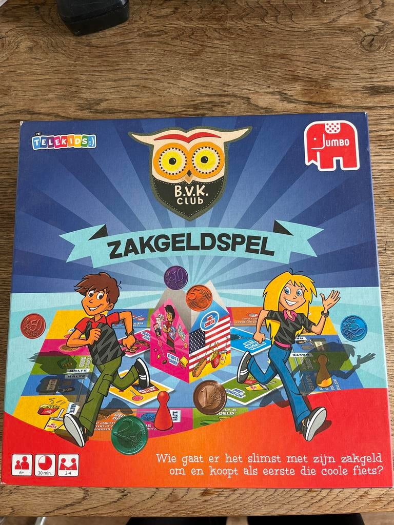 Zakgeldspel - Leuk familiespel!, Hobby en Vrije tijd, Drie of vier spelers, Ophalen, Zo goed als nieuw