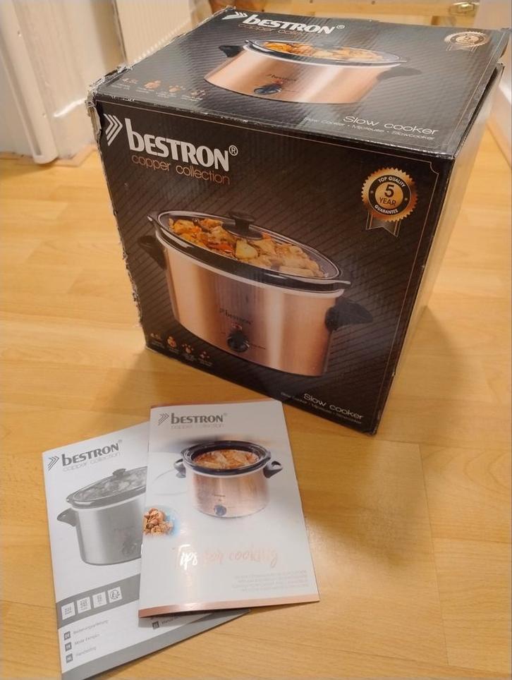 Bestron slowcooker 4,5L nieuw, Witgoed en Apparatuur, Slowcookers, Nieuw, Ophalen