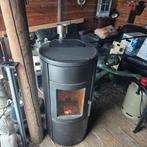 Pelletkachel met afstandsbediening + onderplaat, Huis en Inrichting, Kachels, Gebruikt, Ophalen of Verzenden, Pelletkachel, Vrijstaand