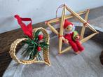 Twee vintage kersthangers, Diversen, Kerst, *, Gebruikt, *, Ophalen of Verzenden