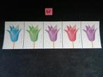 NEDERLAND 5X PORT BETAALD ROLZEGELS POSTFRIS MET TELNUMMER, Postzegels en Munten, Postzegels | Nederland, Ophalen of Verzenden