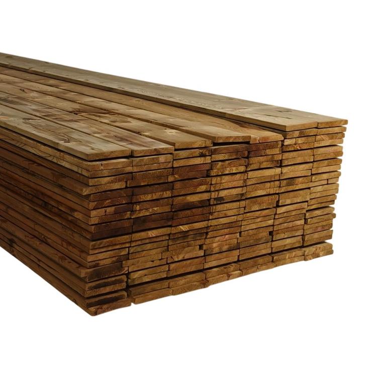 Schuttingplanken, panelen en palen 	€1,82, Tuin en Terras, Schuttingen, Nieuw, Hout, 2 meter of meer, 3 tot 6 meter, Ophalen