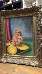 Olieverfschilderij op linnen. Oud., Ophalen of Verzenden