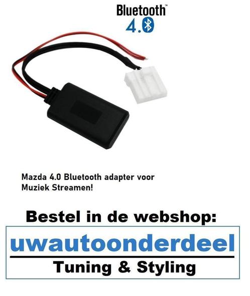 Mazda 2 3 5 MX5 6 RX8 Bluetooth Muziek Streaming Adapter Mod, Auto diversen, Autoradio's, Nieuw, Verzenden
