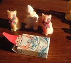 3 zeepjes 2 poezen 1 clown leeg zeepdoosje david de kabouter, Ophalen of Verzenden, Zo goed als nieuw