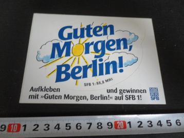sticker duitsland omroep SFB guten morgen, berlin beschikbaar voor biedingen