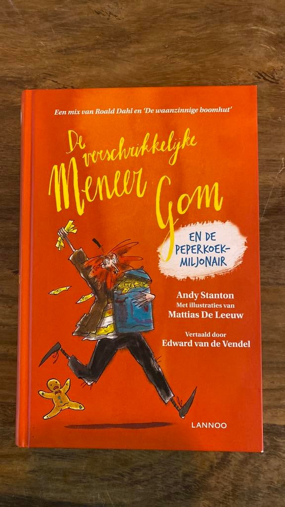 De verschrikkelijke meneer Gom en de peperkoekmiljonair, Fictie algemeen, Ophalen of Verzenden, Zo goed als nieuw, Andy Stanton