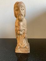 Antiek Beeldje - Erfstuk, Antiek en Kunst, Kunst | Beelden en Houtsnijwerken, Ophalen of Verzenden