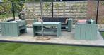 Loungeset steigerhout 4-delig tuinset, Ophalen, Gebruikt, Steigerhout