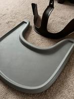 Stokke Trip Trap Tray + Babyinzet Bruin, Ophalen, Gebruikt, Meegroeistoel, Afneembaar eetblad