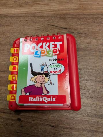 Pocket Loco Italië Quiz - Leerzaam en Leuk! beschikbaar voor biedingen