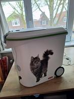 Katten voedselcontainer curver met schepje 35 liter, Dieren en Toebehoren, Ophalen of Verzenden, Zo goed als nieuw