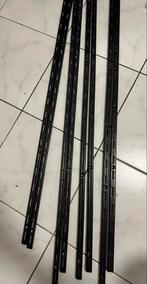 Zwarte Rails voor Stellingkasten (8 stuks), Ophalen of Verzenden, Gebruikt