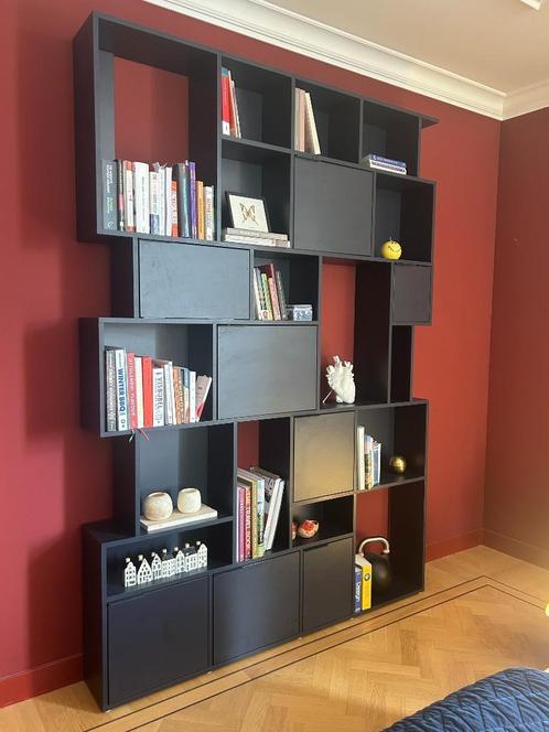 Tylko boekenkast donkerblauw, Huis en Inrichting, Kasten | Boekenkasten, Zo goed als nieuw, 150 tot 200 cm, 200 cm of meer, Minder dan 25 cm