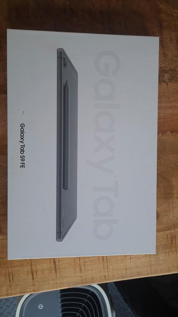 Galaxy Tab S9 FE Nieuw + Zwarte Book Case, Computers en Software, Android Tablets, Nieuw, Wi-Fi, 11 inch, 128 GB, Uitbreidbaar geheugen