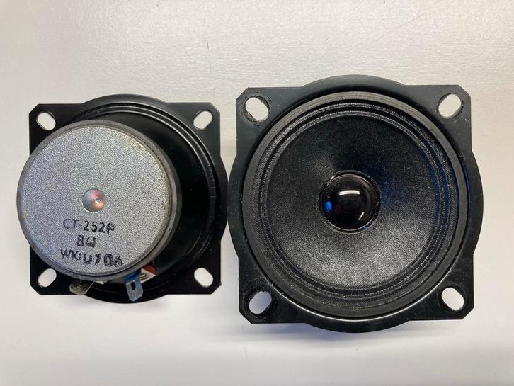 Universele conus tweeter 2.5 inch, 40/80 W, Audio, Tv en Foto, Luidsprekers, Zo goed als nieuw, Front, Rear of Stereo speakers