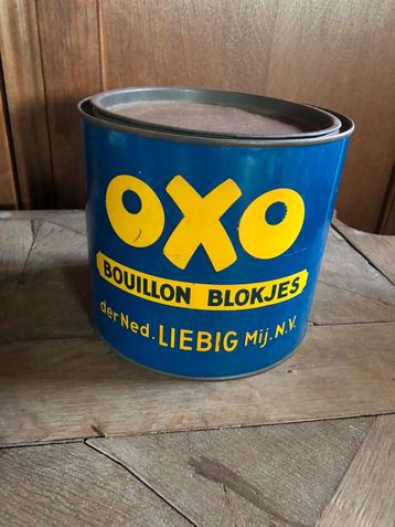 Antiek Oxo Bouillon Groot Blik - 1000 Stuks beschikbaar voor biedingen