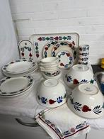 Boerenbont zeer compleet servies Boch, Antiek en Kunst, Antiek | Servies compleet, Ophalen