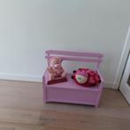 Roze kinder opbergbankje, Ophalen, Gebruikt, Stoel(en)