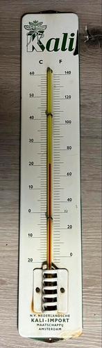 Emaille Kali Import Thermometer, Reclamebord, Gebruikt, Ophalen of Verzenden