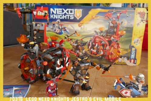 LEGO Nexo Knights Jestro's Evil Mobile (70316), Kinderen en Baby's, Speelgoed | Duplo en Lego, Zo goed als nieuw, Lego, Complete set