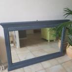 Oude eiken spiegel met facetgeslepen glas, Ophalen, Rechthoekig, 150 tot 200 cm, Minder dan 100 cm