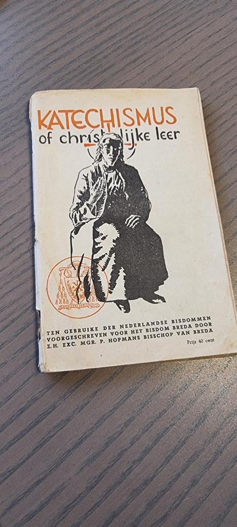 Katechismus of christelijke leer - 1917, Antiek en Kunst, Antiek | Boeken en Bijbels, Ophalen of Verzenden, Mgr. P. Hopmans