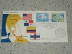 Vier eerste dag enveloppen Nederlandse Antillen 1963 -1964, Beschreven, Rest van de wereld, Verzenden