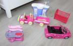 auto's en div meubeltjes voor de kleine barbie popjes, Kinderen en Baby's, Speelgoed | Poppen, Gebruikt, Ophalen of Verzenden